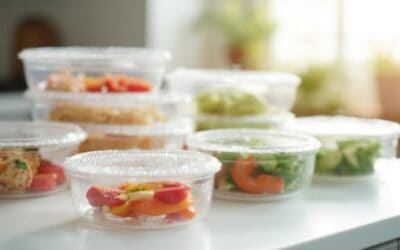 Convenient and Secure Deli Containers with Lids for Food Storage