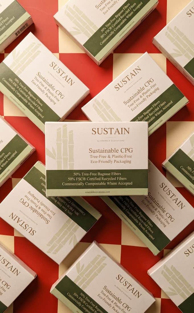 SUSTAIN CPG packaging boxes